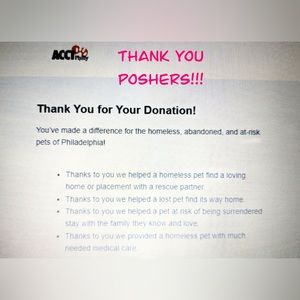 Thank You Poshers!!!